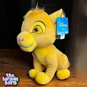 Disney Store Authentic NWT The Lion King Simba Cub Sitting 12" Plush Toy